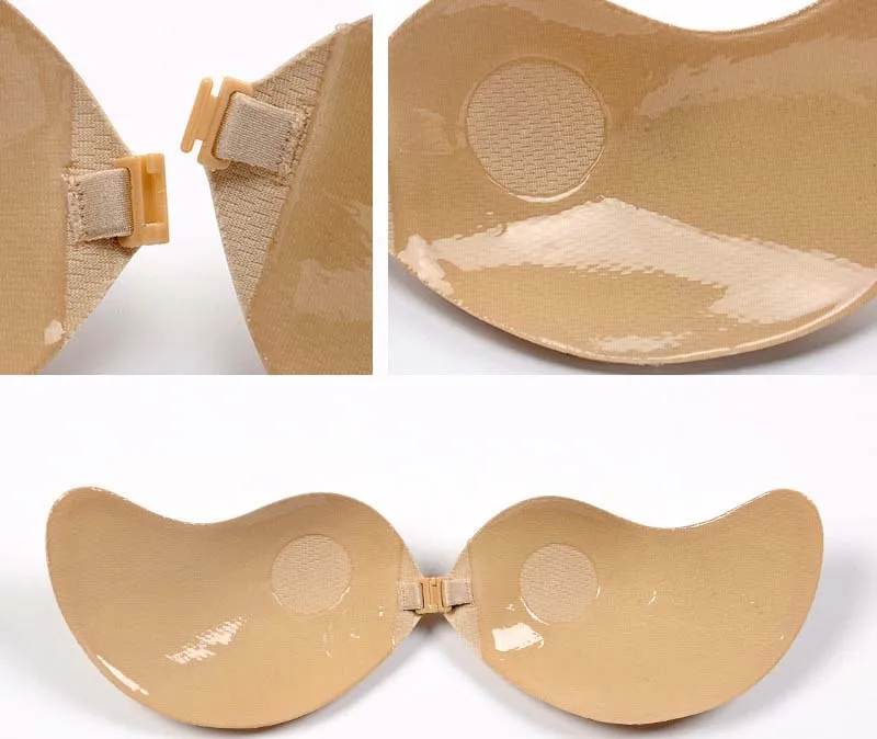 Sexy Push Up Strapless Brassiere Seamless Invisible Silicone Sticky Bra Strapless Bras For Women Push Up Wedding Bra Cups24