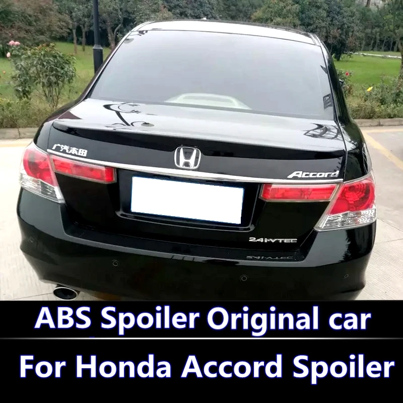 

For 2008-2013 Honda Accord Spoiler High Quality ABS Material Car Rear Wing Primer Color Rear Spoiler For Accord special spoiler