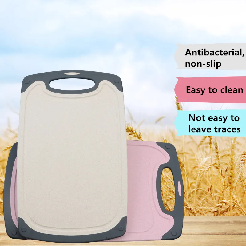 

400*243*8mm Antibacterial Chopping Board Multifunction Fruit Cutting Boards Plastic PP Kitchen Tools Non-Slip Kitchen Accessorie