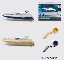 Free Shipping Cool gadgets out door 777-332 2.4G 4CH RC Speedboat Infinitely variable speeds/high rc boat best gift vs udi001