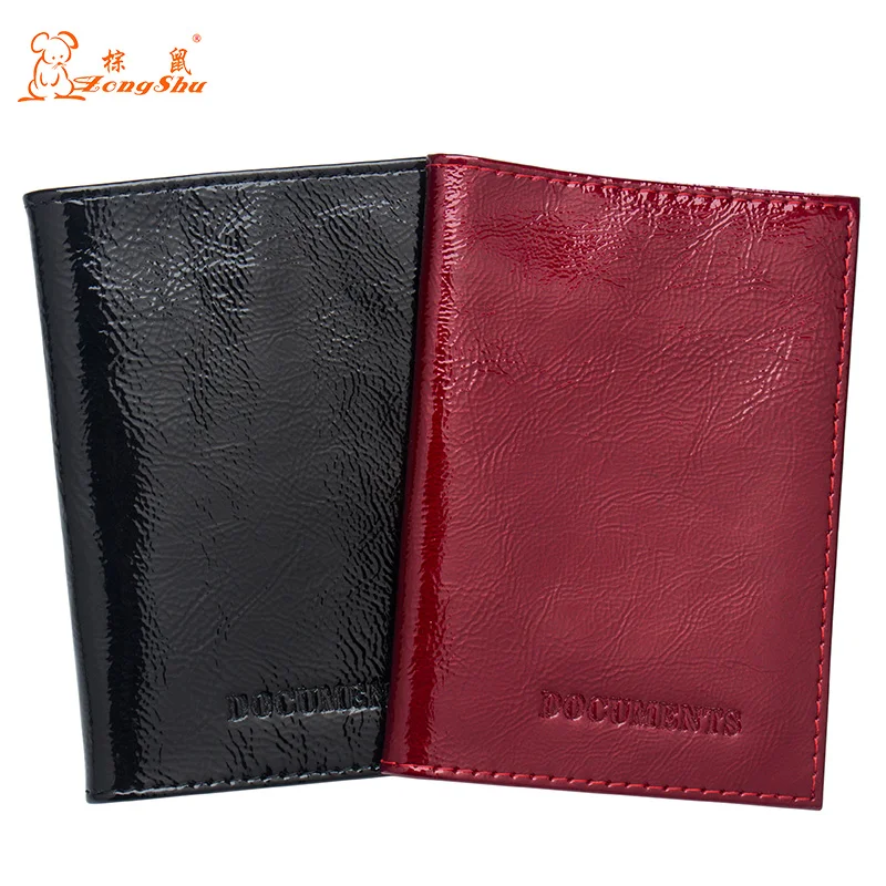 

Russian simple Oil surface Genuine Leather simple Auto Driver License Bag Cover for Car Driving Documents Card Credit Holder