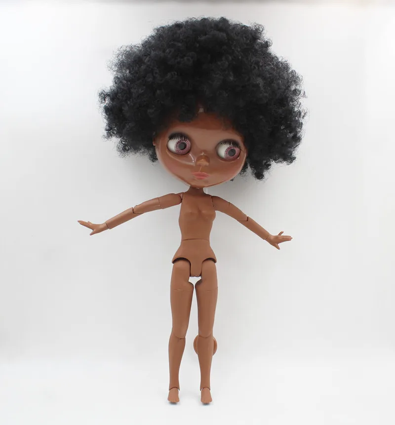 

Free Shipping big discount RBL-673J DIY Nude Blyth doll birthday gift for girl 4color big eye doll with beautiful Hair cute toy