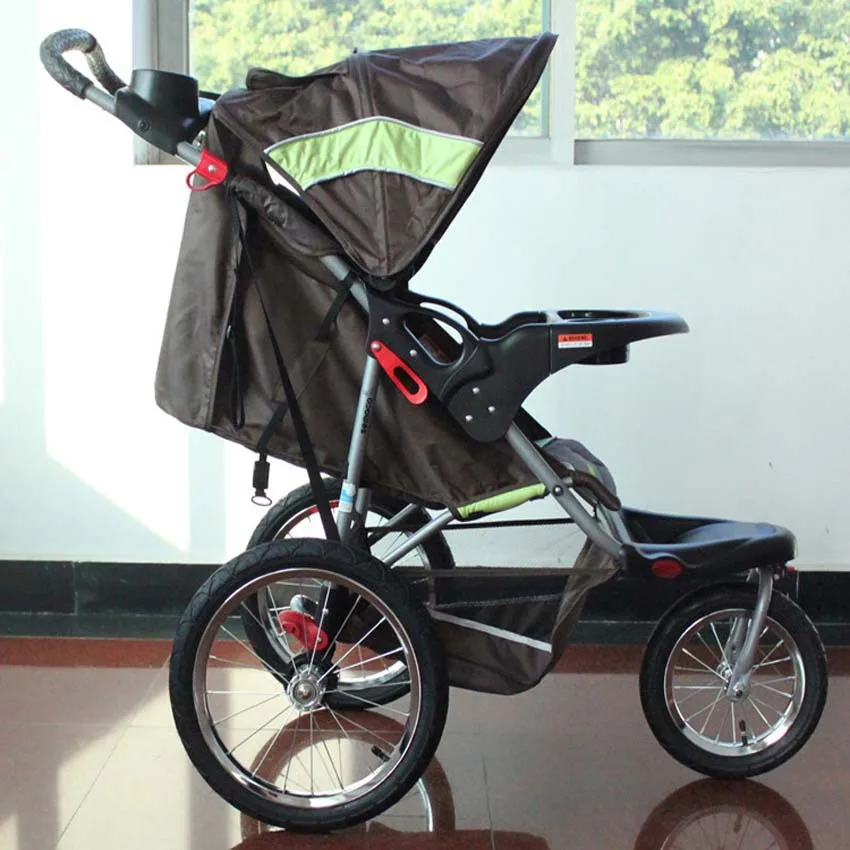 Semaco Fold Tricycle Jogger Stroller,16 Inch Air Wheel With Stronger