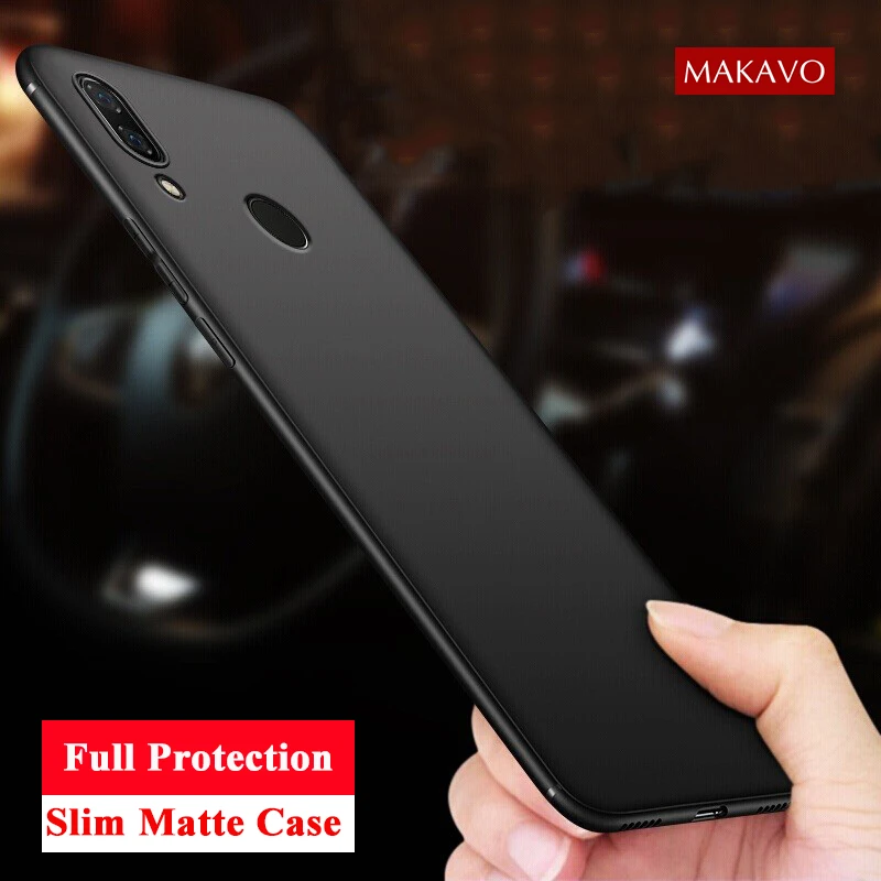 

MAKAVO For Xiaomi Mi Play Case Full Protection Soft Silicone Matte Phone Cover Cases For Xiaomi Mi Play Cases