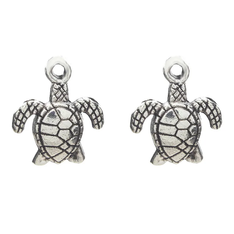 20pcs/lot Turtle Charms Alloy Animal Charm Bracelet Necklace Pendants