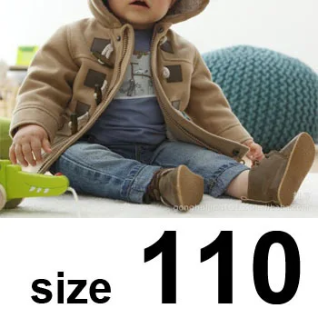 Коллекция куртка для маленького мальчика зимняя одежда 2-х цветное пальто из хлопка толстое детский зимний комбинезон детская одежда с капюшоном - Цвет: Brown size 110