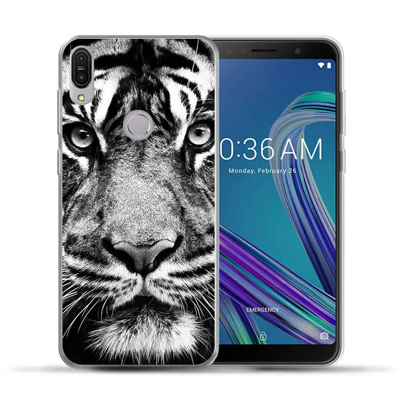 Arvin Clear Silicone Pattern Cover for ASUS Zenfone max Pro m1 ZB601KL Soft TPU Phone Cases for ASUS ZC520KL ZC554KL ZC520TL Bag (4)