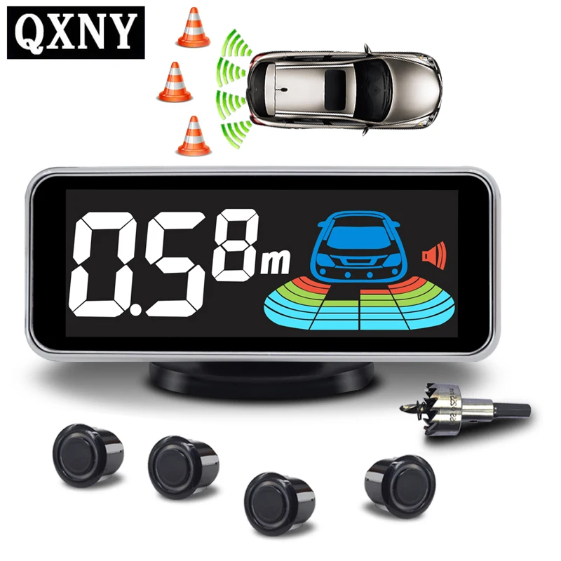 

4/sensors NY606 Car LCD Parking Sensor Kit Display for all cars parking assistance reversing radar