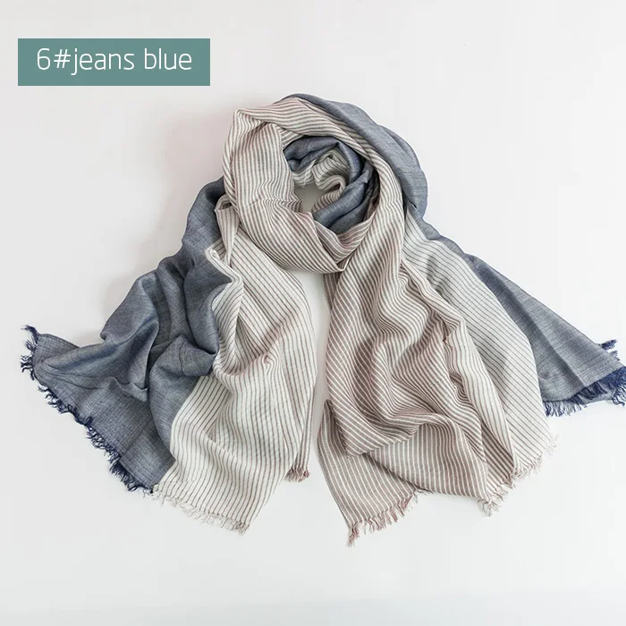 Брендовый зимний шарф для мужчин теплый мягкий с кисточками Bufandas Cachecol серый клетчатый тканый сморщенный хлопковый мужской шарф - Цвет: SK001 COLOR6