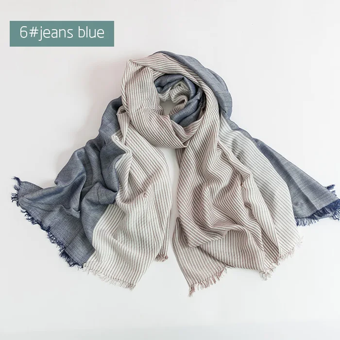 SK001 COLOR6 Брендовый зимний шарф для мужчин теплый мягкий с кисточками Bufandas Cachecol серый клетчатый тканый сморщенный хлопковый мужской шарф - Цвет: SK001 COLOR6
