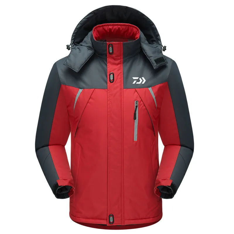 5XL Daiwa осень зима мужская рыболовная куртка ветрозащитное пальто рыболовный костюм Водонепроницаемая дышащая походная альпинистская рыболовная одежда