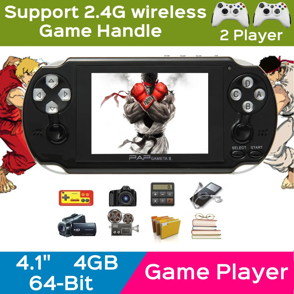 10pcs a Lot 64 Bit 4 1 Inch font b Handheld b font font b Game