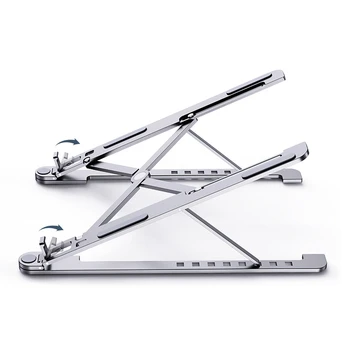 

Laptop Stand Bracket Cooling Pad Aluminum Alloy Cooler with Storage Bag Adjustable Bracket Universal Stand for 14-17.3 Inch