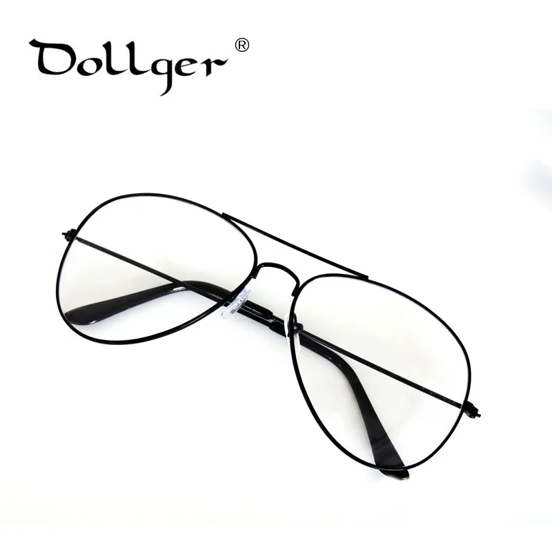 Dollger в Оправы для очков Для женщин Для мужчин очки пилота рамки Брендовая Дизайнерская обувь Для женщин оптика Классический с прозрачными линзами, очки с оправой s1224