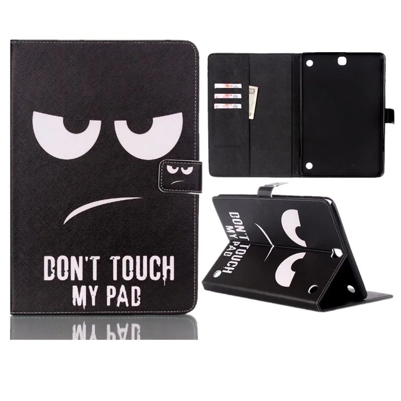 For Samsung Galaxy Tab A 9.7 T550 T555 Case PU Leather Fashion Cartoon Tower Stand Wallet Flip Cover For Galaxy Tab A 9.7 tablet (16)