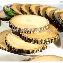 12 большой Незаконченный ремесло кусочки древесины дерево печенье