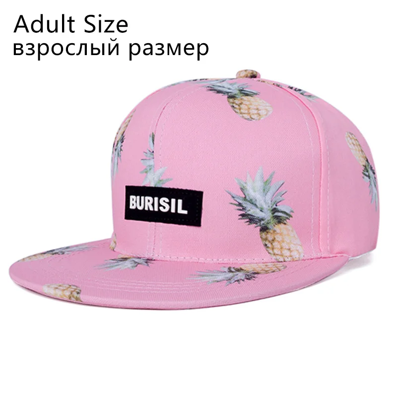 MOLIXINYU шапки для девочек для мальчиков Взрослый/Kids Snapback Caps Детская летняя шапка для детей Бейсбольные шапки для мальчиков Девушки Hip Hop Hat chapeau enfant шапка детская шапка для девочки шапка для мальчика - Цвет: Adult Pink boluo