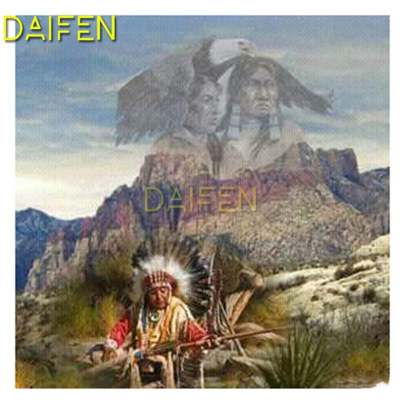 

5D DIY Diamond painting Indians Full Round Diamond mosaic Indians eagle Full Square Diamond embroidery Cross stitch Indians