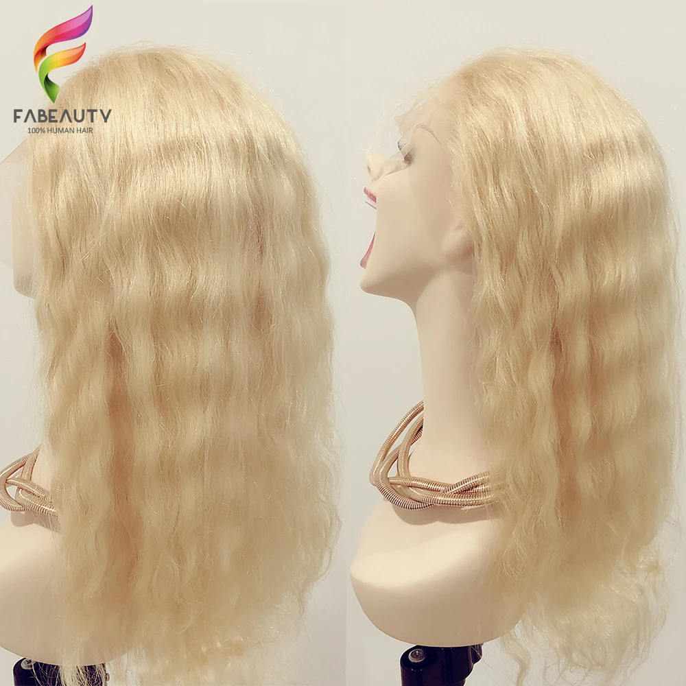 

613 Blonde Lace Front Human Hair Wig Brazilian Wave Lace Frontal Wig Pre Plucked With Baby Hair Glueless Honey Blonde Remy Wig