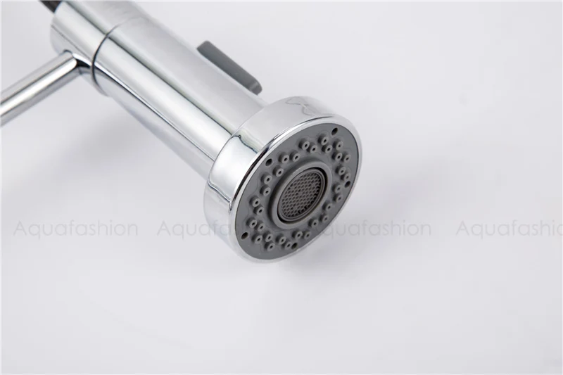 Commercial Style Spring Kitchen Faucet Mixer 360 Degree Rotatable Flexible Kitchen Tap Pull Down Sink Faucet  (12)