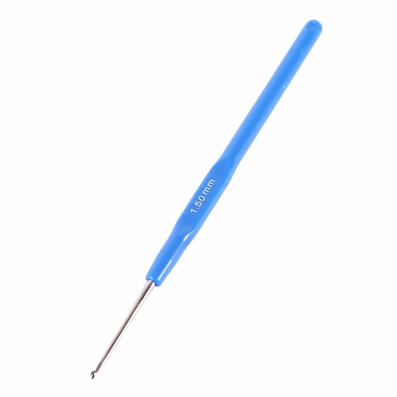 10 шт. в партии дешевые и модные вязальные инструменты спицы синяя ручка вязание крючком имитация Кока крючком