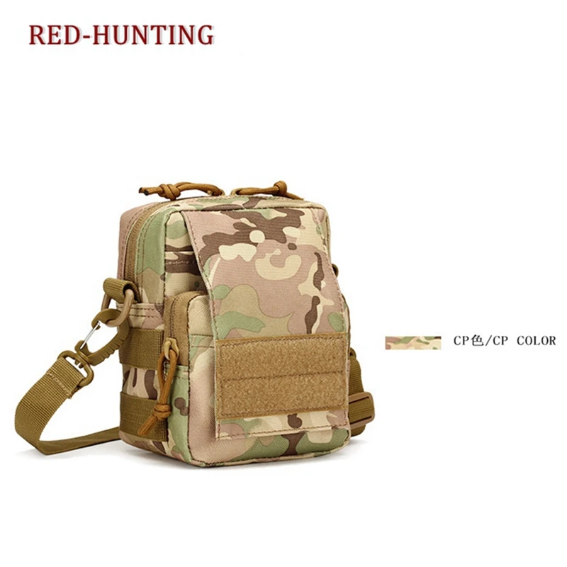 

Military Army Tactical Molle Utility Waist Pouch EDC Tool Phone Pack Hunting Bag With Shoulder Strap