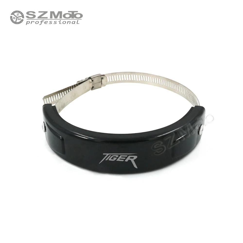 

For TRIUMPH TIGER 1050/800/XC/1200 Silencer Exhaust Protector Can Cover Round Oval SILICONE Motorcycle Scope 100MM-140MM Protect