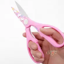Рисунок «Hello Kitty» ножницы Хо Применение Ножи Бумага кроя Нержавеющая сталь прекрасный розовый