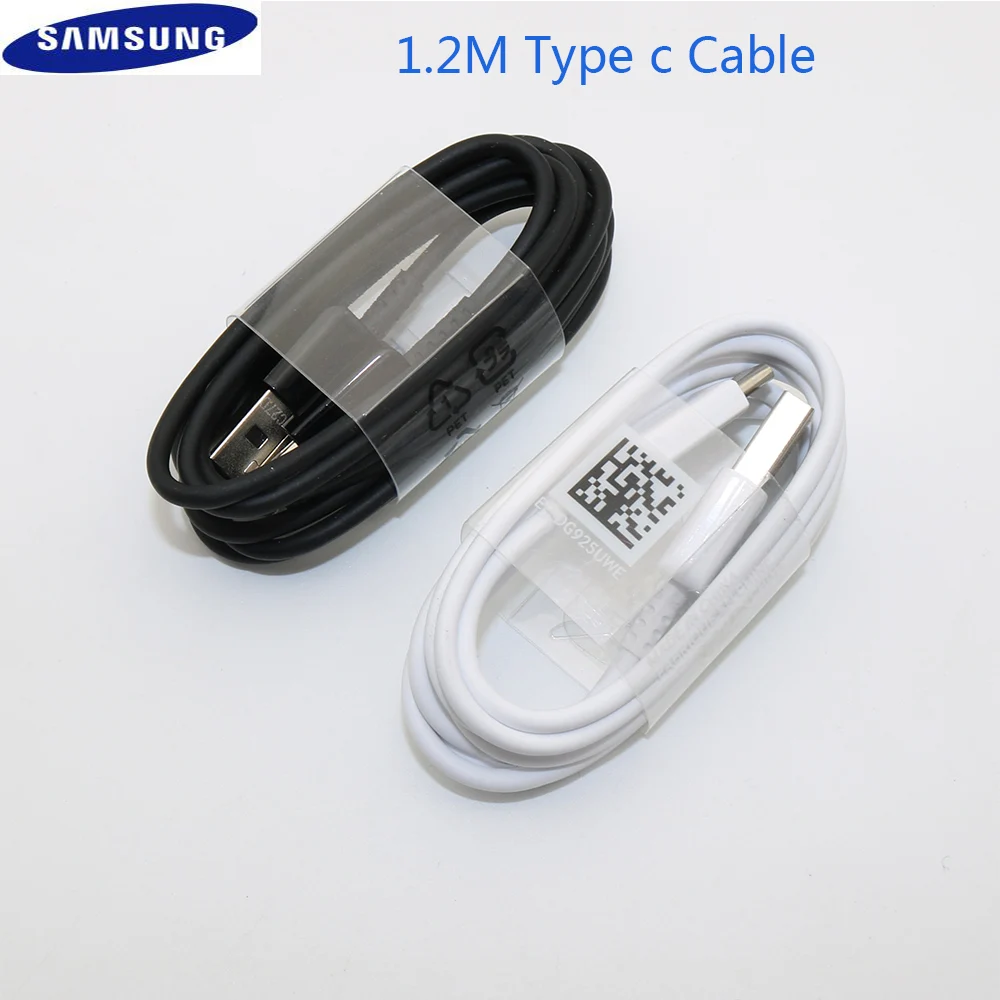 

100% Original Samsung Galaxy S9 S9 Plus S8 S8 plus Fast Charger Cable Type-C Adaptive Quick Charger note 8 Travel Charging Cable