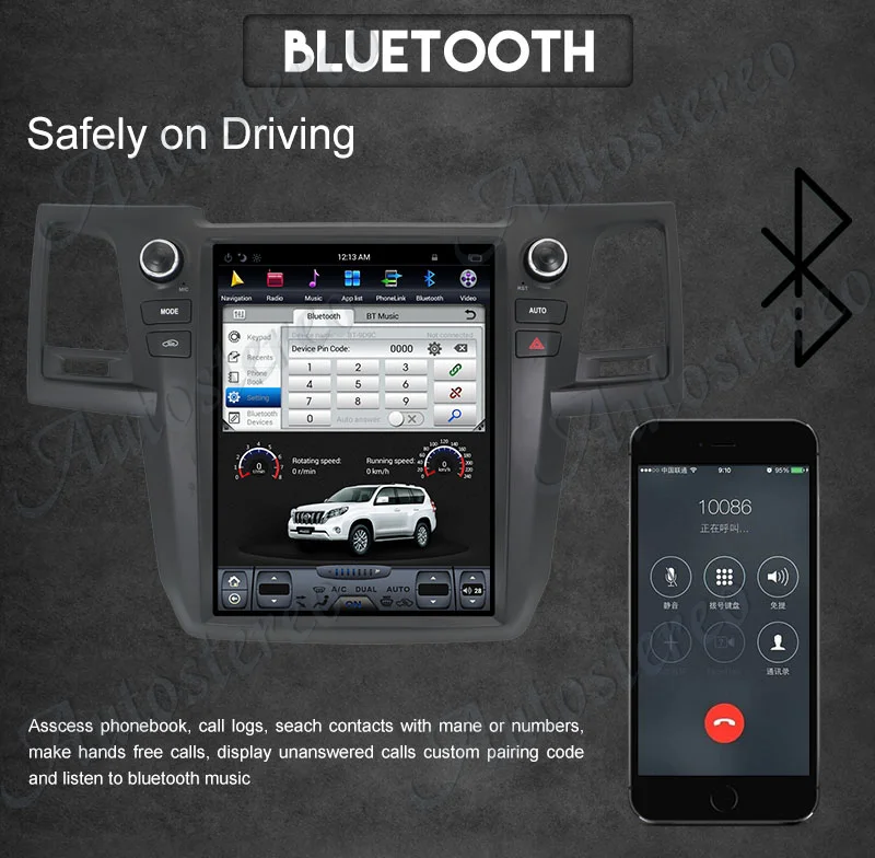 Perfect Android 8.1 4GB RAM Tesla style Car GPS Navigation For Toyota Fortuner 2007-2015 head unit auto multimedia player tape recorder 15 Perfect Android 8.1 4GB RAM Tesla style Car GPS Navigation For Toyota Fortuner 2007-2015 head unit auto multimedia player tape recorder 15