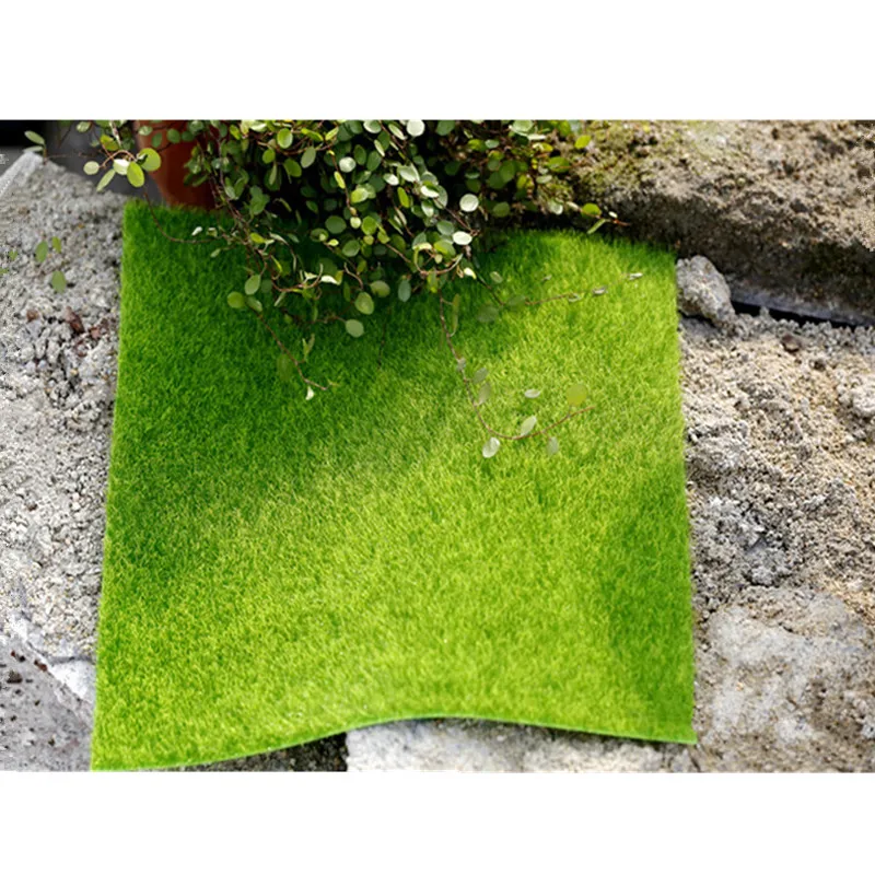 1Pc Nearly Natural Grass Mats Artificial Grass Squares 30x30cm Small
