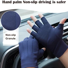Летние анти-УФ-перчатки мужские тонкие впитывающие пот дышащие Нескользящие автомобильные перчатки для езды на открытом воздухе