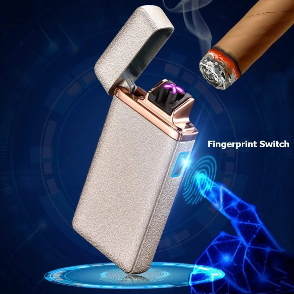 Двойная импульсная дуговая перезаряжаемая зажигалка USB электронная сигарета