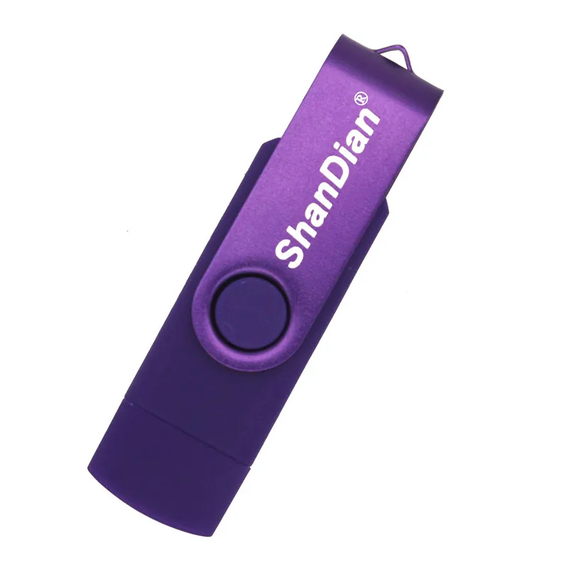 SHANDIAN USB флэш-накопитель OTG высокоскоростной накопитель 64 ГБ 32 ГБ 16 ГБ 8 ГБ 4 ГБ внешний накопитель двойное применение микро USB накопитель - Цвет: A