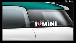 Aliauto автомобиль-Стайлинг I Love Мини-светоотражающие наклейки и надписи Интимные аксессуары для Mini Cooper Countryman R50 R52 R53 R58 r56