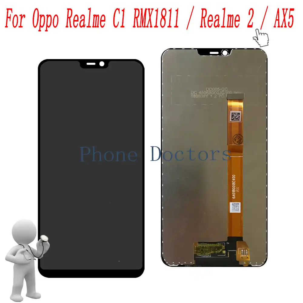 6 2 Untuk Oppo Ax5 Cph1851 Tampilan Lcd Penuh Layar Sentuh Rakitan Digitizer Untuk Oppo Realme C1 Rmx1811 Realme 2 R15 Neo Ponsel Layar Lcd Aliexpress