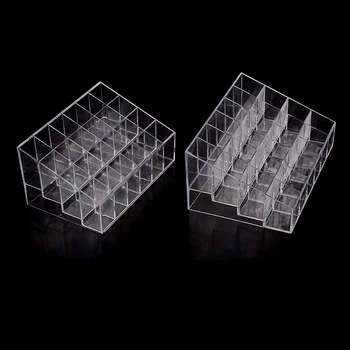 Skup 40/36/24 Siatka Akrylowa Organizator Na Przybory Do Makijażu Storage Box Case Szminka Stojak Na Biżuterię Stojak Na Kosmetyki Narzędzia Do Makijażu Uchwyt Na Szczotki