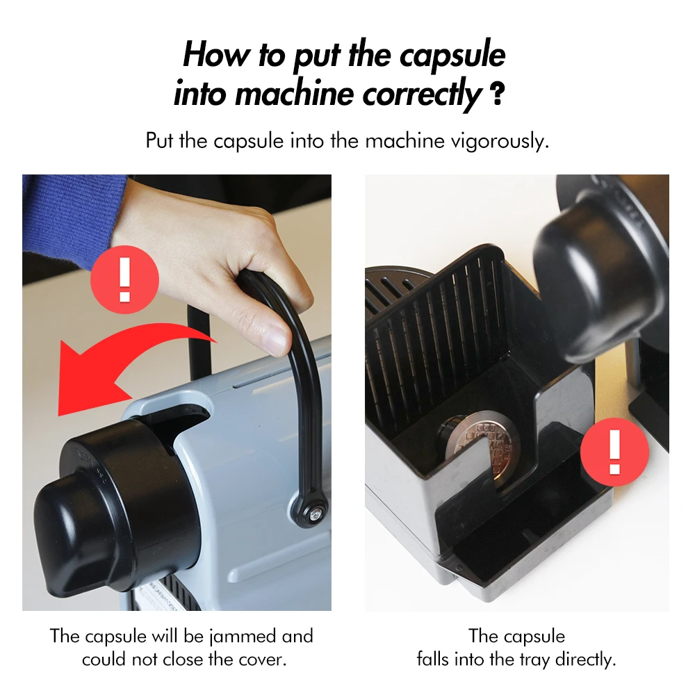 ICafilas фильтры для кофе Nespresso Capsulas нержавеющая сталь кофейная чашка трамбовка для Nespresso многоразовая капсула