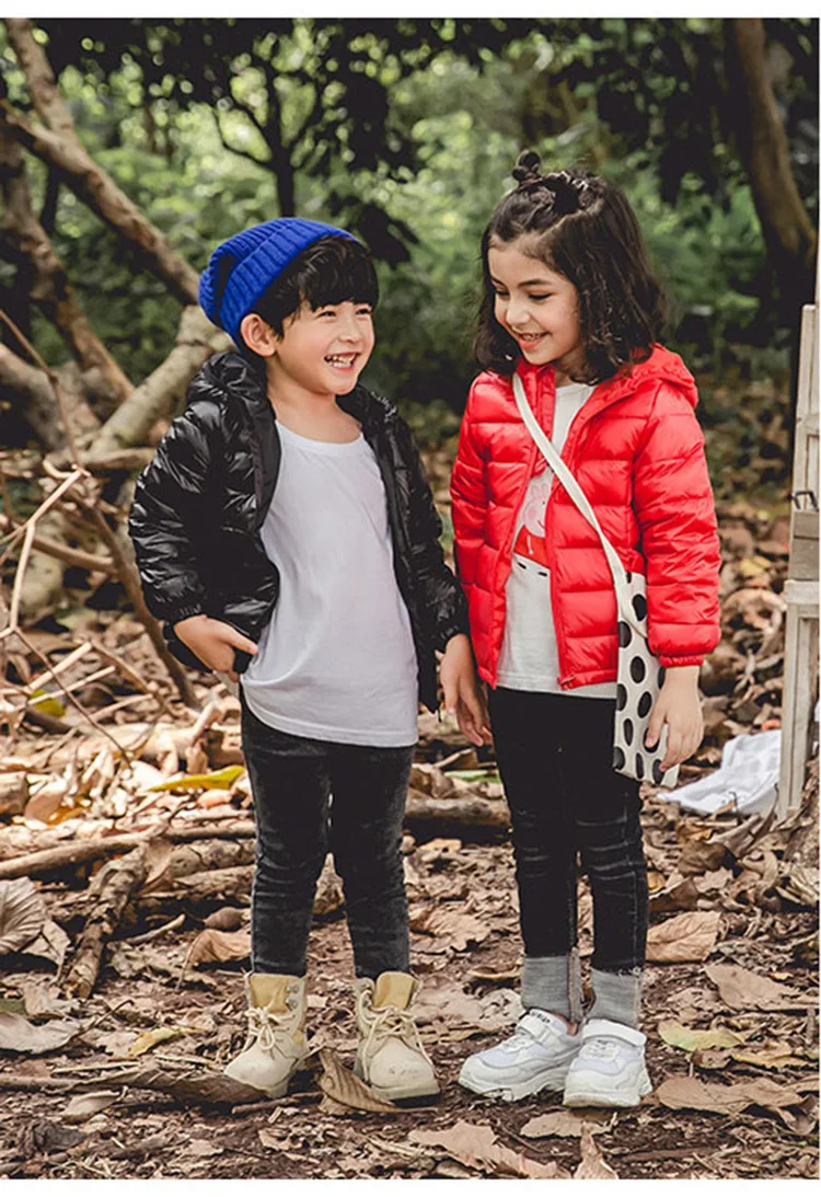 Г. Осень-зима, детские пуховики с капюшоном для девочек, карамельного цвета теплый Детский пуховик для мальчиков, От 2 до 9 лет, верхняя одежда