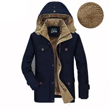 Высококачественное Брендовое Утепленное зимнее пальто с хлопковой подкладкой, мужская куртка AFS JEEP jaqueta masculina, теплые флисовые парки размера плюс