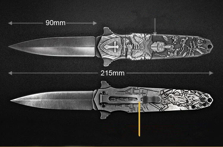 Очень прочный тактический нож Stonewash, складное лезвие, охотничий нож, инструменты для выживания, 3D ножи для резьбы, кемпинга, коллекция EDC