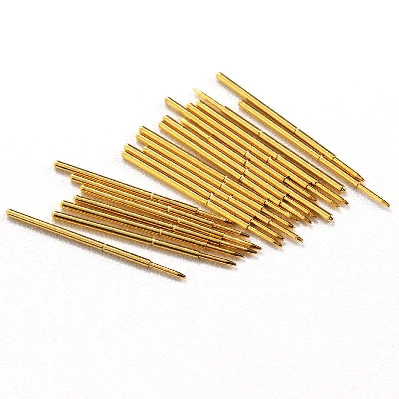 New Electronic Products PA50-F1 Metal Probe Needle 100 / Package Nickel-Plated Spring Test Probe Length 16.35mm Probe