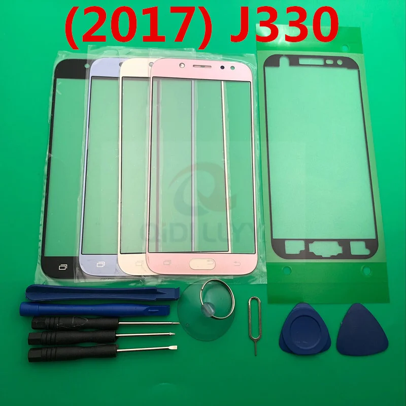 

AAA+ quality Replacement External Glass for Samsung Galaxy 2017 J3 J330 J330F LCD Display Touch Screen Front Glass External Lens