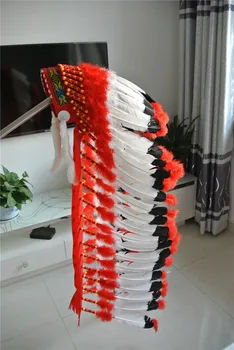 

41inch Feather headdress feather headpiece for party decor supplies feather hat