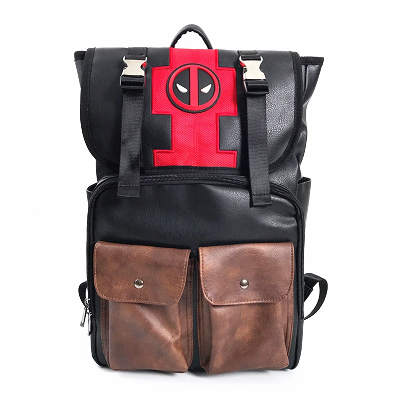 2018 New listing Deadpool 2 Backpack Comics DC Marvel Backpack Super Hero School Bags Laptop Bag Un