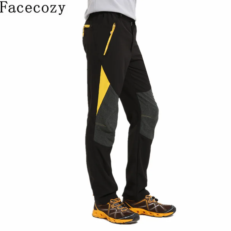 Facecozy для мужчин летняя уличная быстросохнущая брюки девочек лоскутное пеший