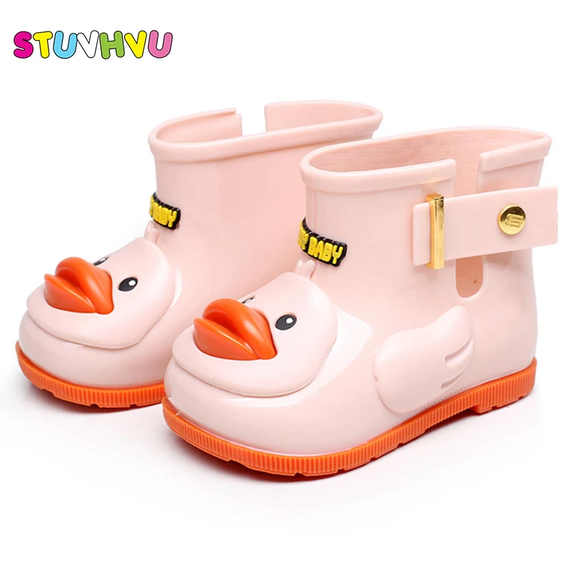 Mini Melissa Mini Sed Rain Boots Non-slip Waterproof Girls Rain Boots Jelly Shoe