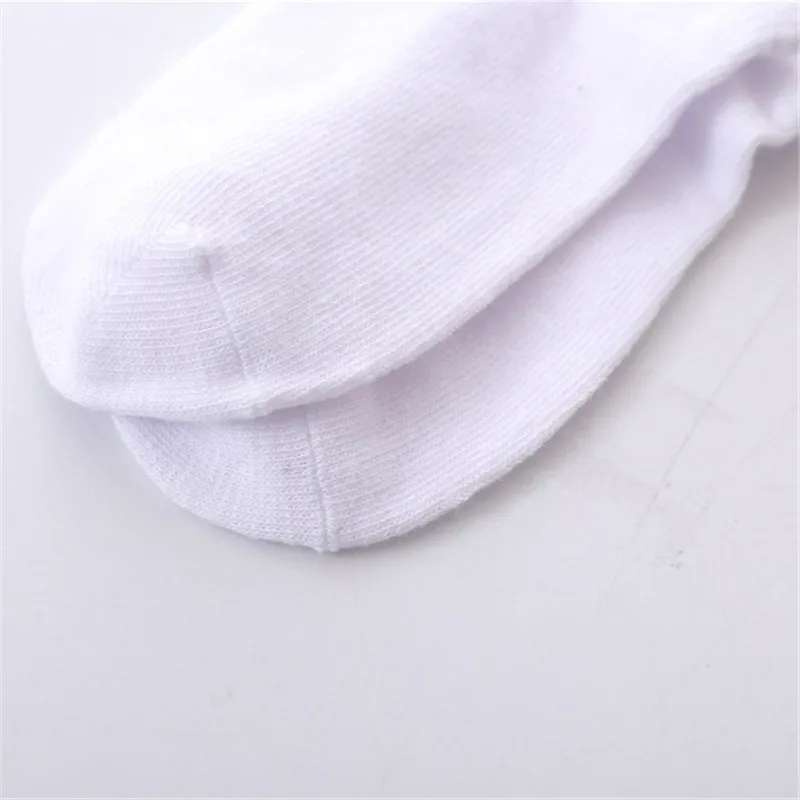 Baby Socks 5 Pairs/lot Boys Girls Pure White Socks Cotton Soft Newborn Babies Loose Comfortable Socks Kids School Sport Clothes