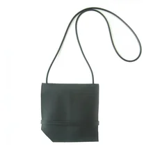 Зима, Новое поступление, сумка-мессенджер черного цвета из воловьей кожи, мини-сумка на плечо с клапаном, натуральная кожа, материал LY-0093