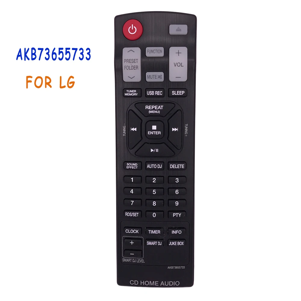 Новый оригинальный пульт дистанционного управления AKB73655733 для LG CD HOME AUDIO Remoto Controle